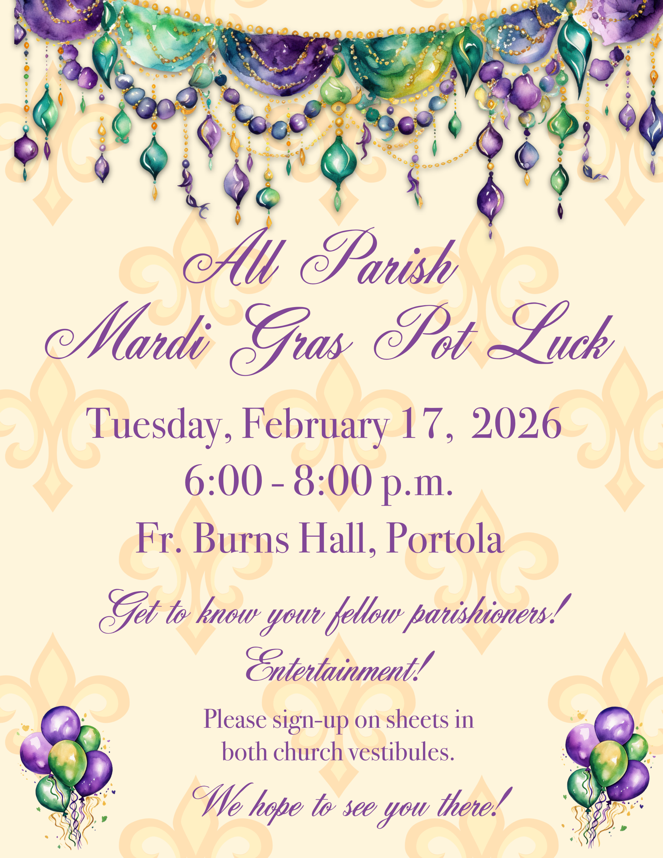 Mardi Gras Poster